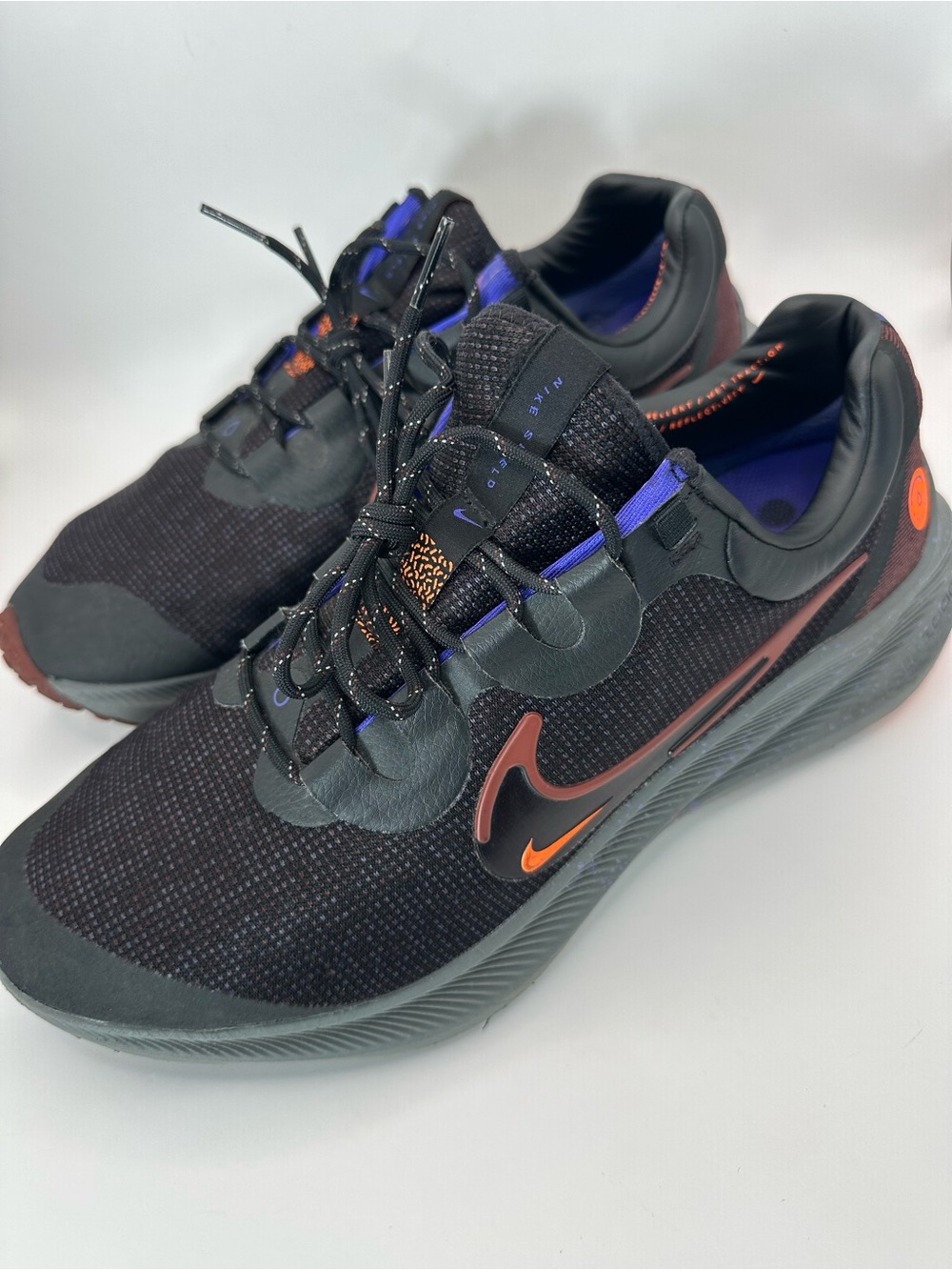 Nike Zoom Winflo 8 Shield Mens 13 Bronze Eclipse/Black Trail Running DC3727-200